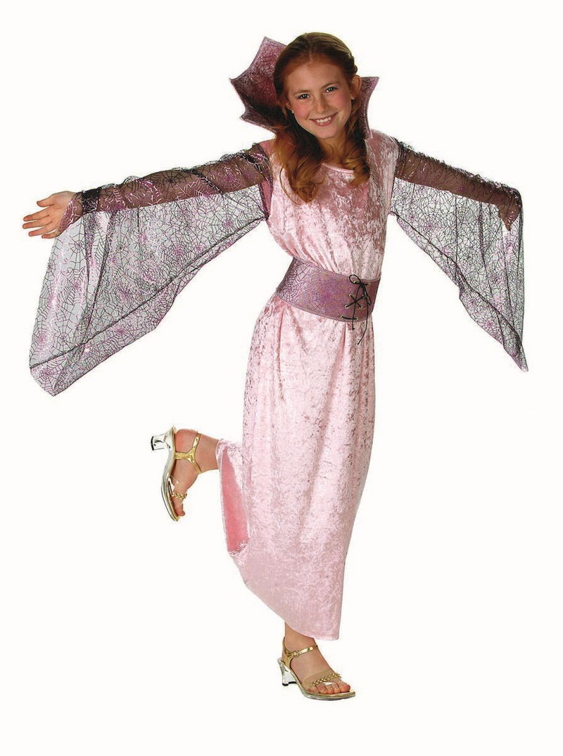 91310 Victorian Pink Spider Girl's Costume