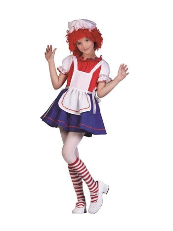 Rag Doll Girl Dress with Apron | Costume-Shop.com