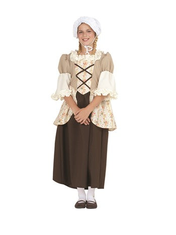 Colonial Bella Girl Dress Khak