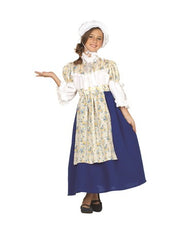 Colonial Girl Costume (Ivory/Blue, 12-14) | Costume-Shop.com - Large - image 2