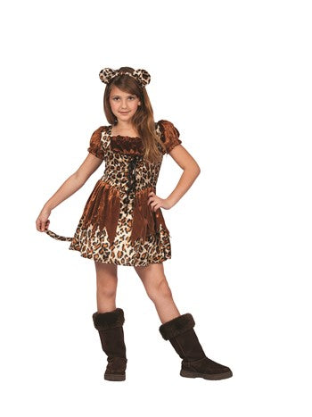 Cutie Cheetah Girl -Dress L