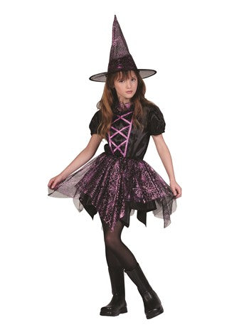 Spiderina Witch Dress & Hat (Large) | Costume-Shop.com