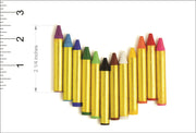 12 Face Paint Crayons – Full Case