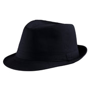 Stylish Adult Fedora Hat | Costume-Shop.com - Black - image 2