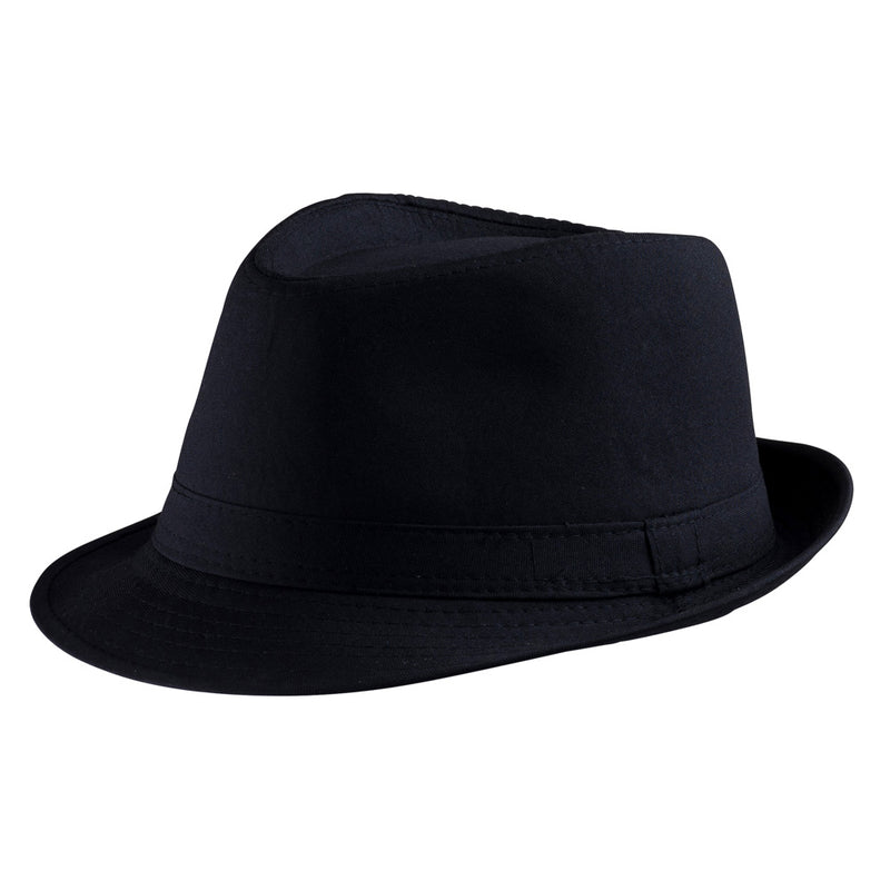 Stylish Adult Fedora Hat | Costume-Shop.com - Black - image 2
