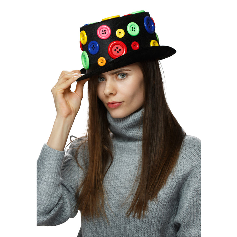 Button Top Hat | Costume-Shop.com - image 2