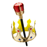 Gold Crown and Scepter | Costume-shop.com - Blue - image 2