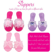Dress Up Shoes for Girls – Princess Jewelry, Shoes and Tiara Dress Up Set - image 2