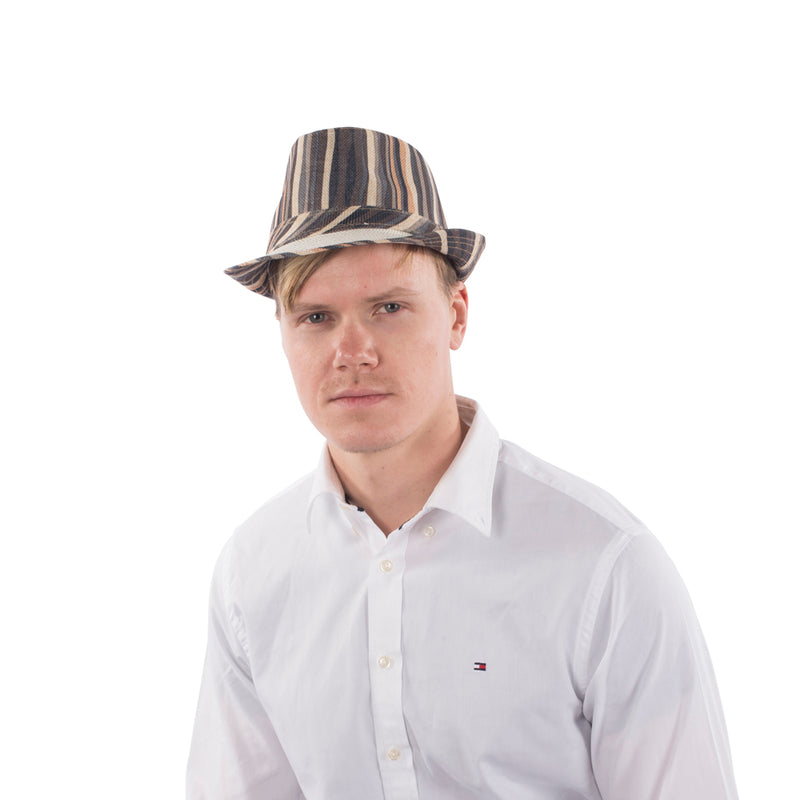 Brown Rainbow Fedora | Costume-Shop.com
