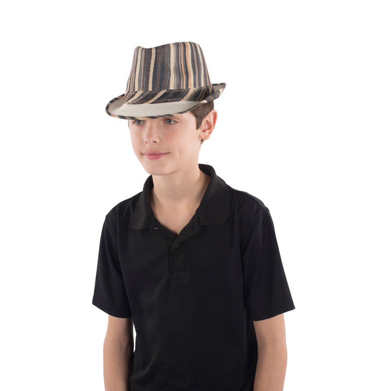 Brown Rainbow Fedora | Costume-Shop.com