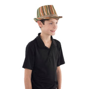 Vibrant Green Rainbow Fedora | Costume-Shop.com - Green - image 1