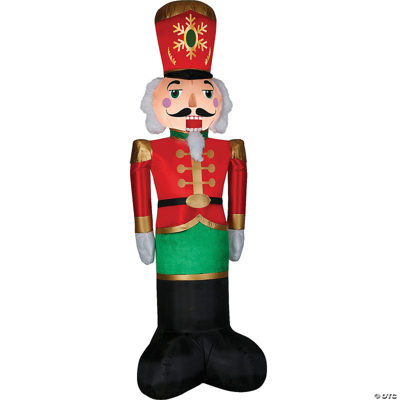 96" Inflatable Nutcracker Yard Decoration