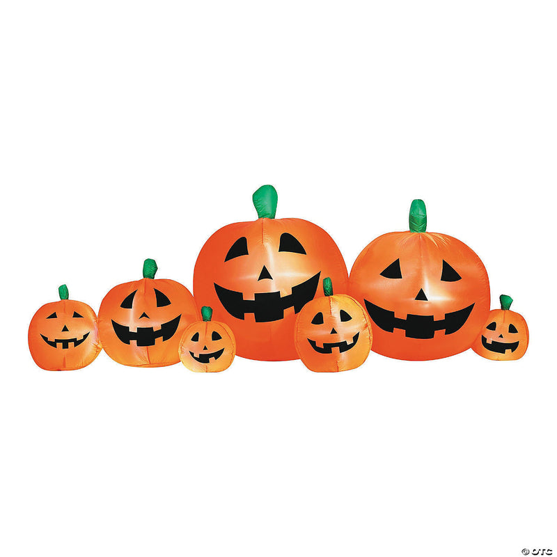 96" Blow Up Inflatable Pumpkin Patch Outdoor Halloween Yard Decoration - image 1