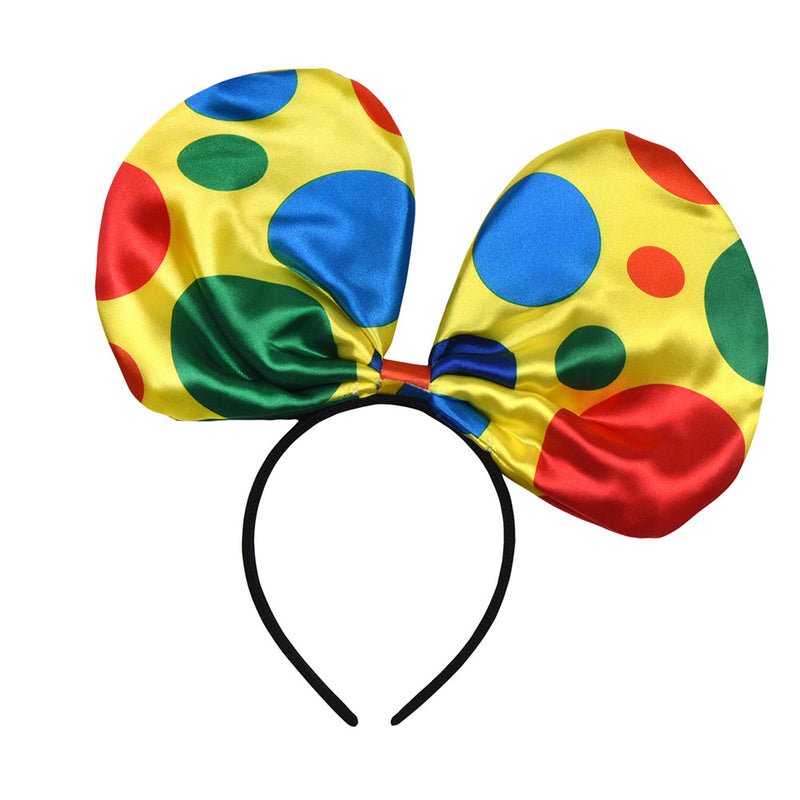 Polka Dot Clown Bow Headband | Costume-shop.com - Small (4-6) - image 1
