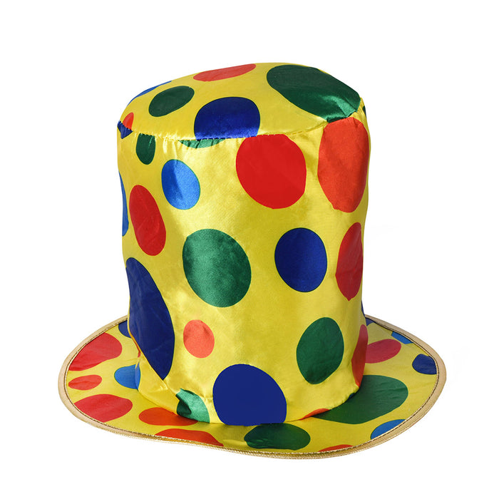 Polka Dot Clown Top Hat | Costume-Shop.com
