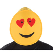 Smiling Hearts Emoji Mask | Costume-shop.com - image 1