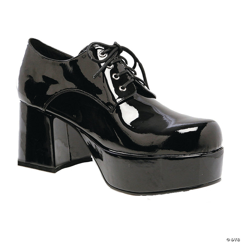 Black Patent Platform Shoes - Size 8/9 - 8-9 - image 1