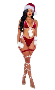 Joyful Santa Costume | Costume-Shop.com - Red/White / S/M - image 1