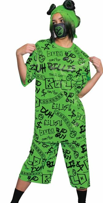 Billie Eilish Classic Junior Costume | Costume-Shop.com - image 1