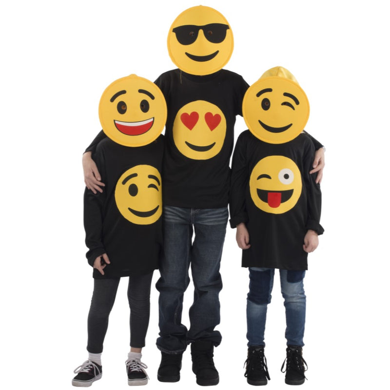 Smiling Heart Emoji T-Shirt for Kids - Small (4-6) - image 2