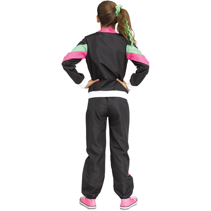Child's Retro 80s Track Suit Costume