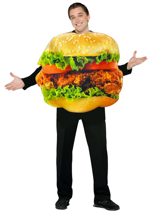 Realistic Chicken Sandwich Costume