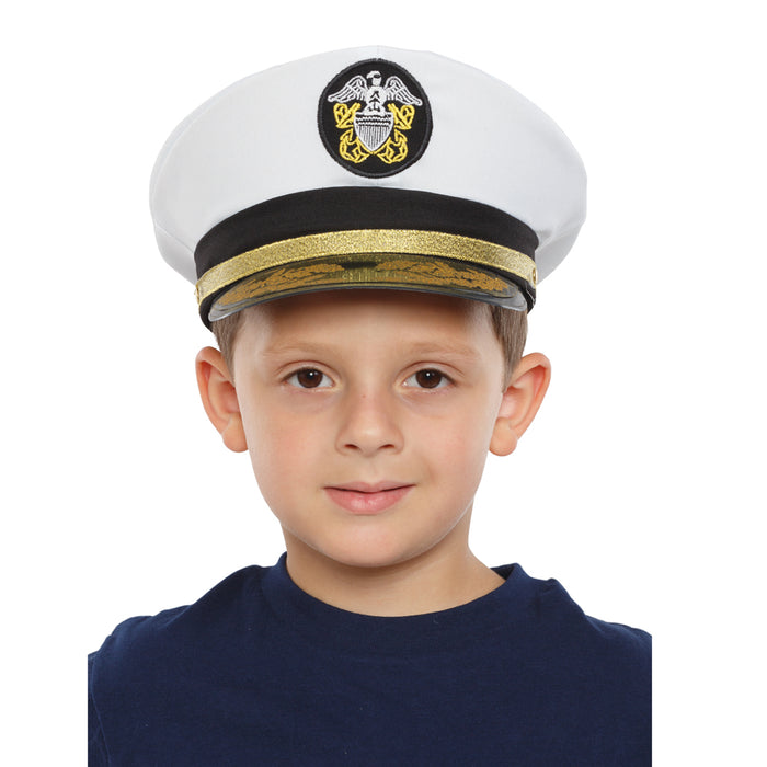Navy Admiral Hat-Kids