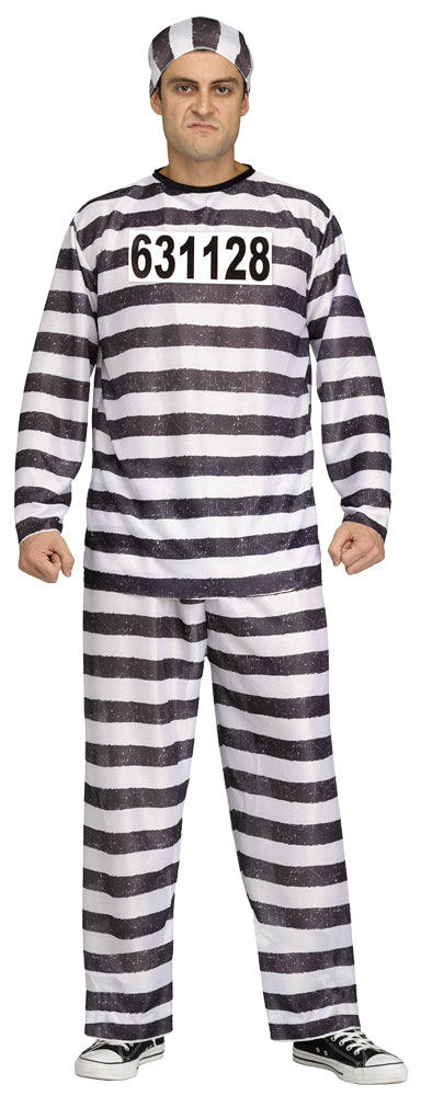 Classic Cellblock Inmate Ensemble | Costume-shop.com - Extra Large - image 1