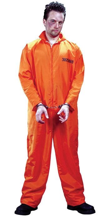 Got Busted Jumpsuit-orange