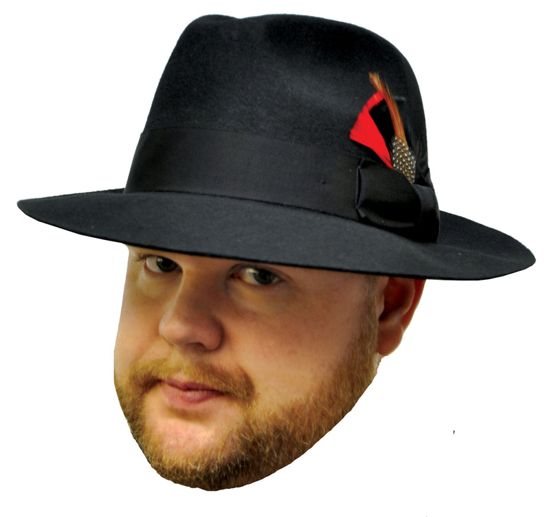 Gangster Hat Black | Costume-shop.com - XLARGE - image 1
