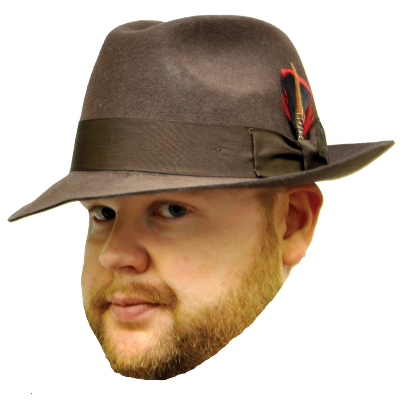 Gangster Hat Brown | Costume-Shop.com - XLARGE - image 1