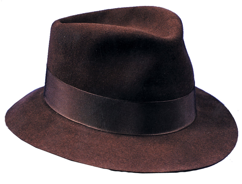 Fedora Brown Hat | Costume-Shop.com - Large - image 1