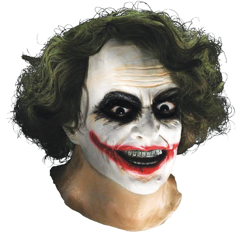 Joker Latex Mask W Hair - One Size Fits Most - image 1