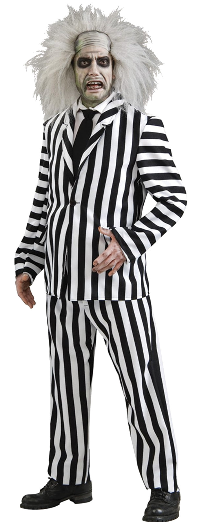 Beetlejuice Deluxe Trickster Outfit - ONE SIZE - image 1