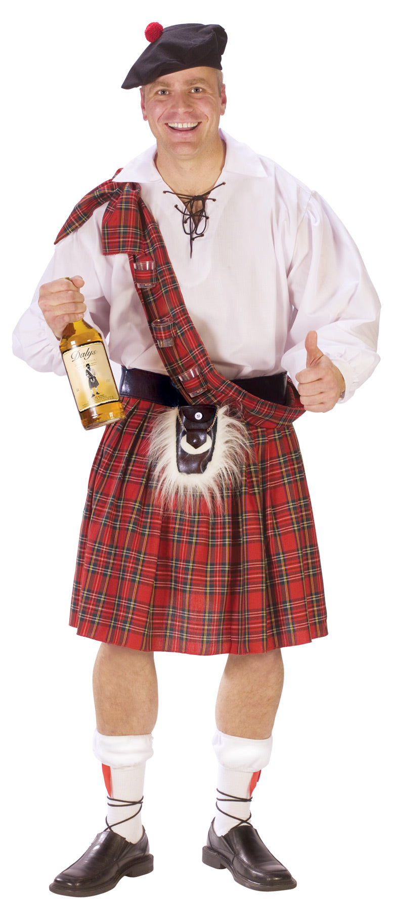 Big Shot Scottish Kilt Party Costume - One Size Fits Most - image 1