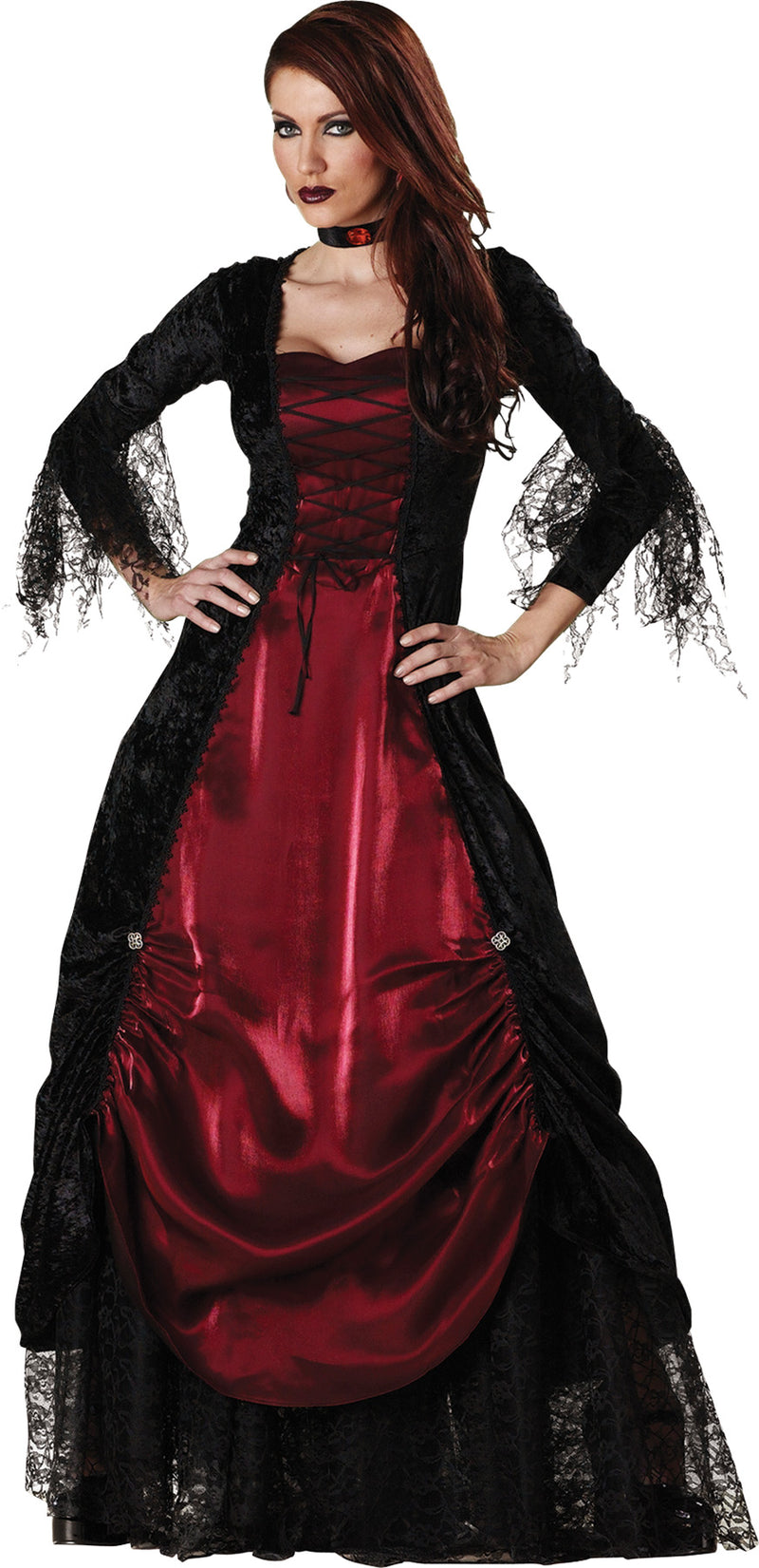 Vampira Gothic Costume - WOMAN 12-14 - image 1