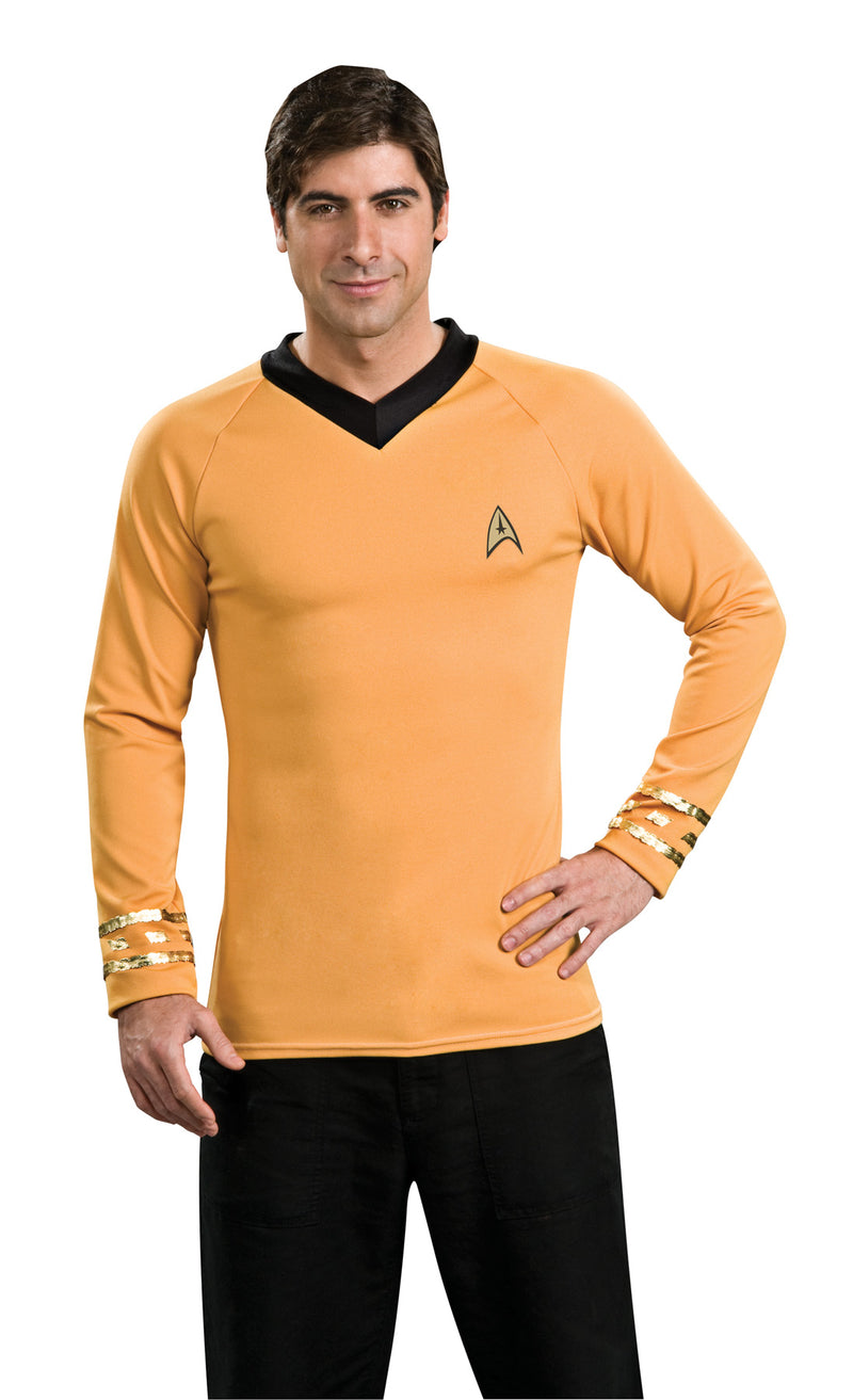 Star Trek Gold Shirt Costume - Command Your Next Party Mission! 🌌🖖 - Medium - image 1