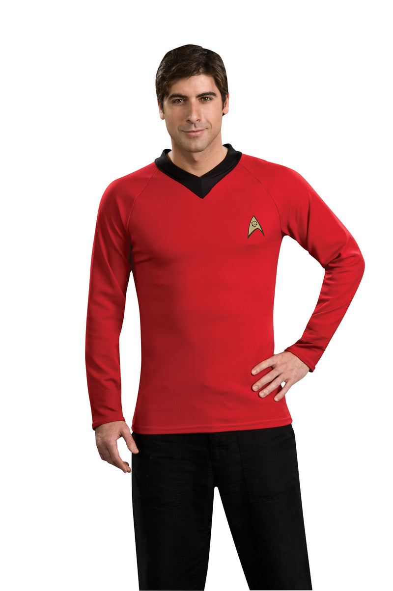 Star Trek Classic Red Shirt Costume - GOLD / LARGE - image 1