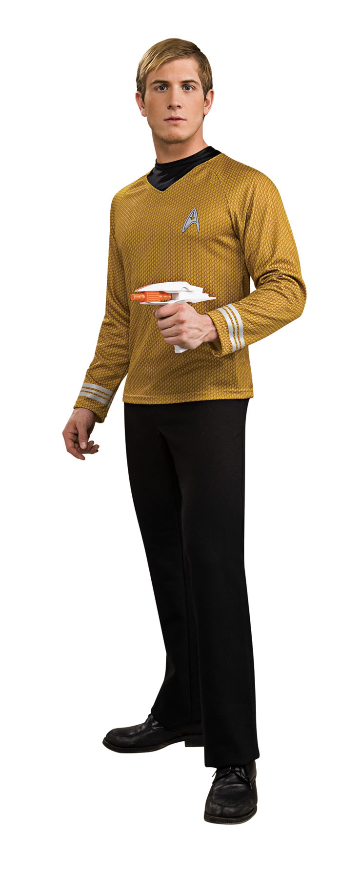 Star Trek Movie Deluxe Gold Shirt Costume - RED / LARGE - image 1