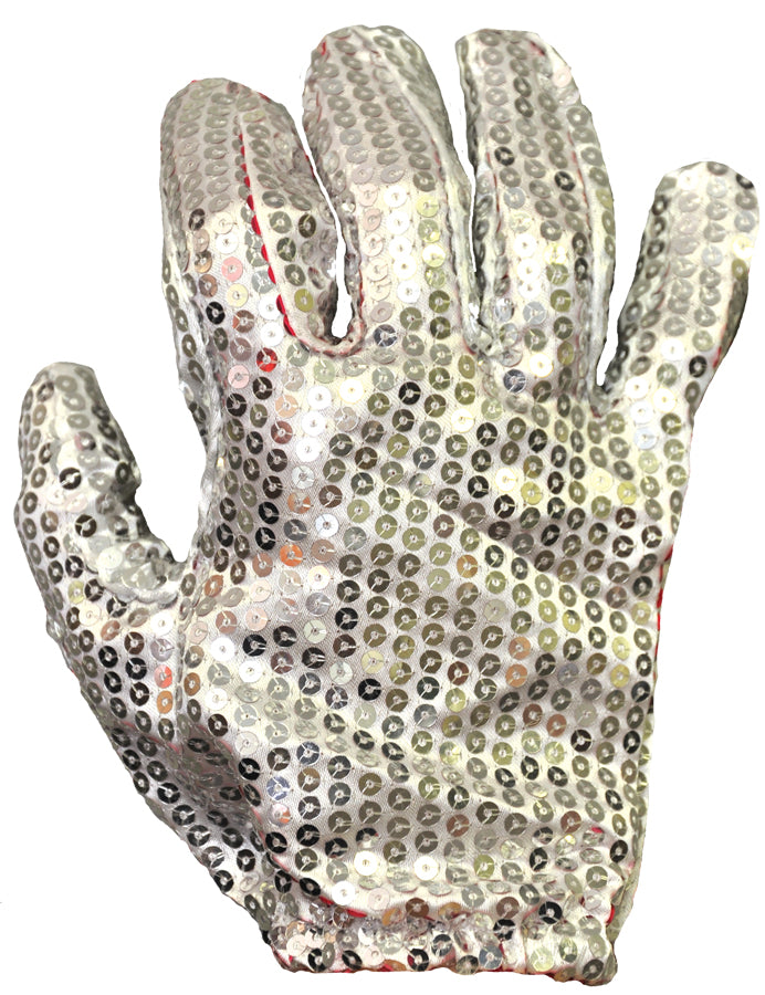 Glove White Sequin - image 1