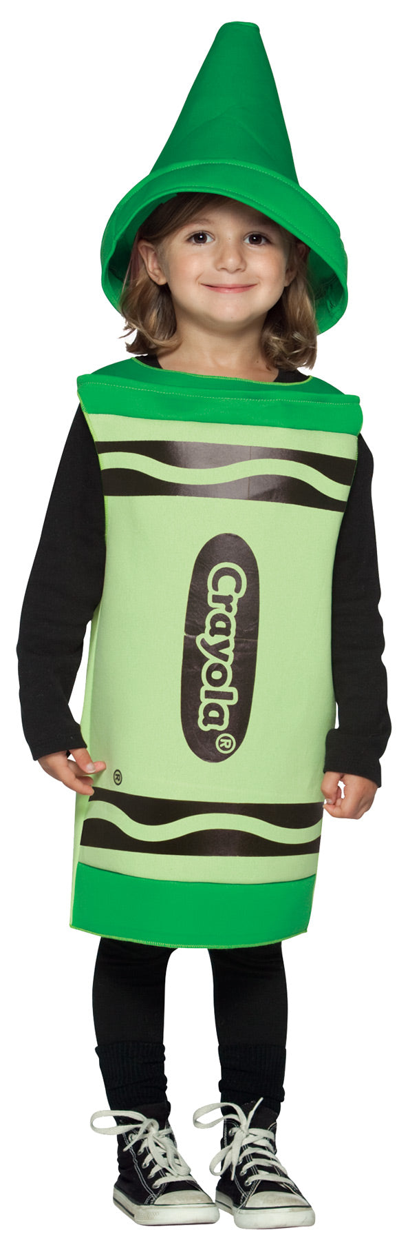 Toddler Green Crayola Crayon Costume - RED / INFANT 12-24 MONTH - image 1