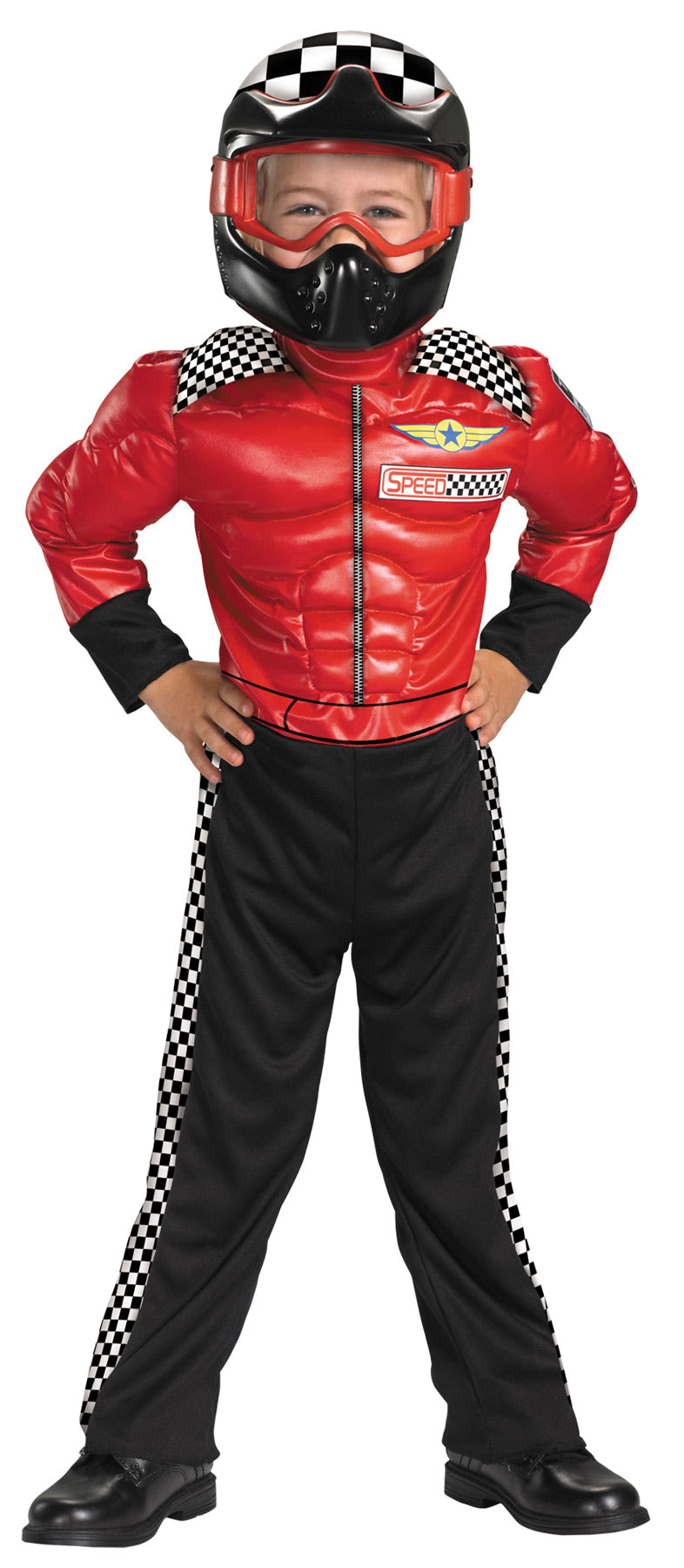 Turbo Race Car Driver Kids Costume - Toddler 2T - image 1