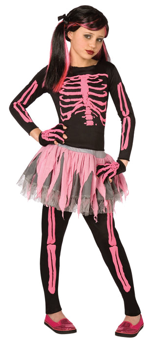 Skeleton Punk Pink Costume