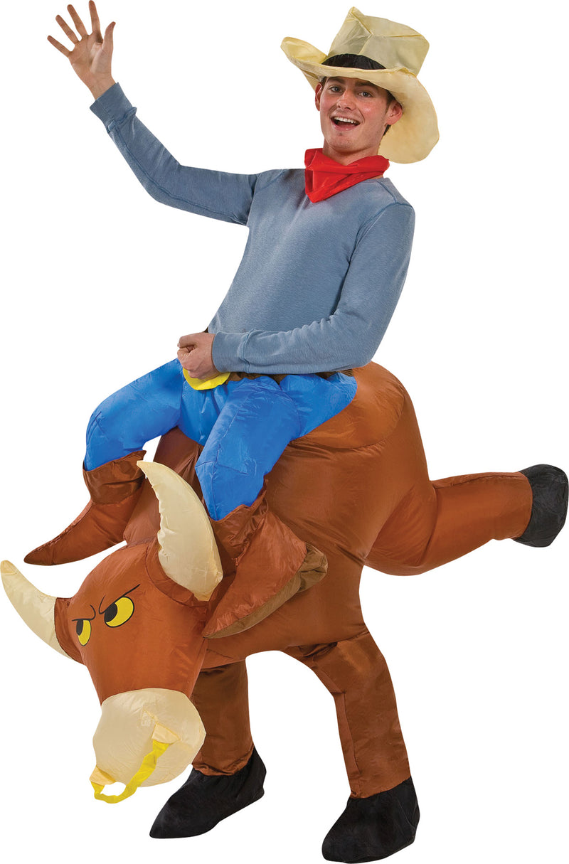 Bull Rider Inflatable Costume - ONE SIZE - image 1