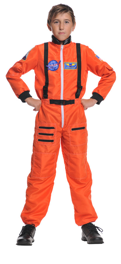 Astronaut Orange Costume | Costume-Shop.com - Small 4-6 - image 1