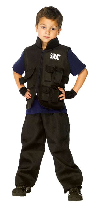 SWAT Team Vest and Gloves | Costume-Shop.com - BOYS 10-12 - image 1