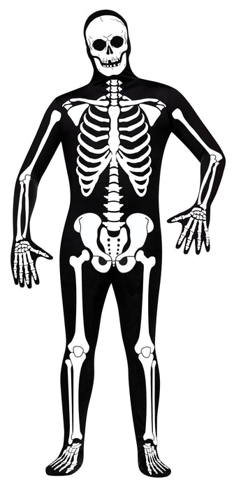 Skin Suit Skeleton Costume