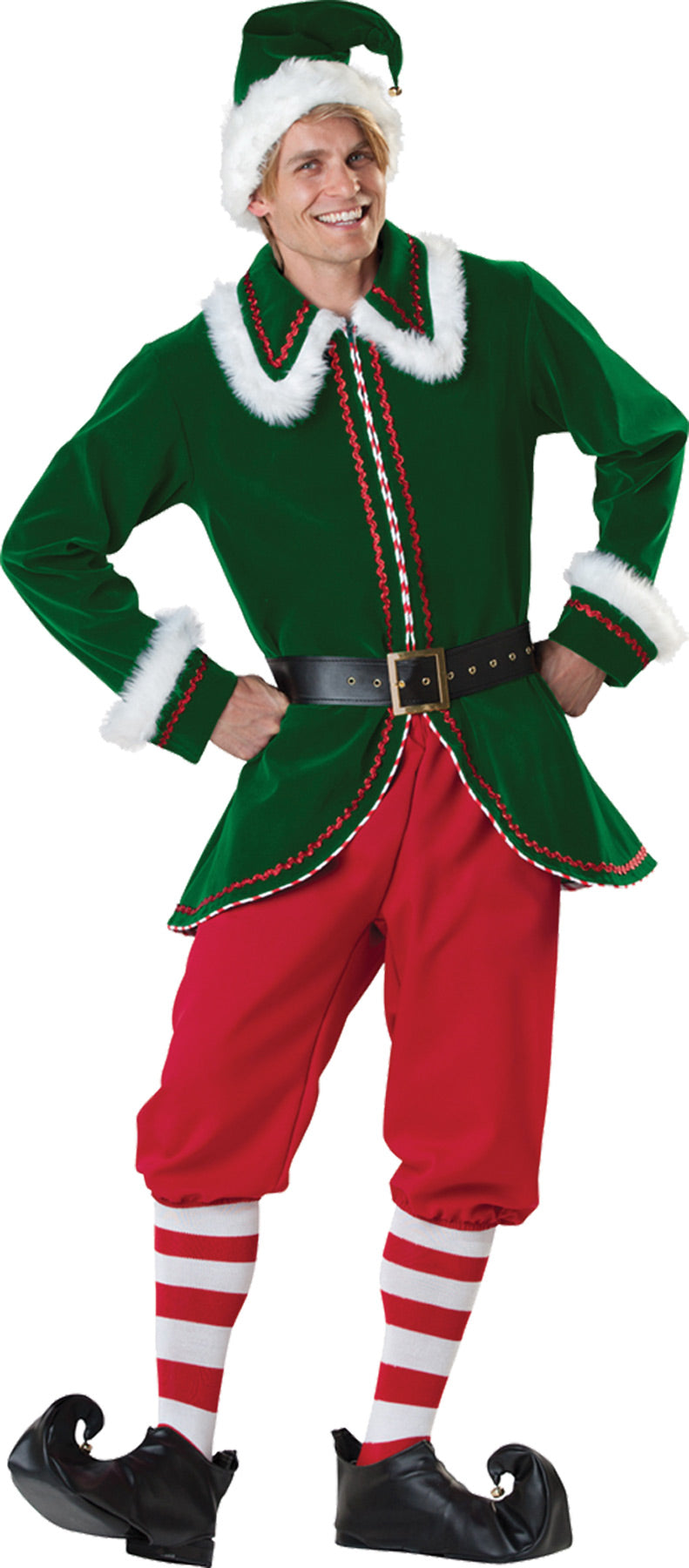 Festive Santa's Elf Costume - MEN'S 38-40 - image 1