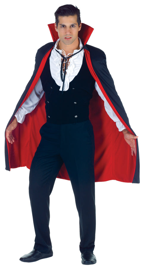 Dual-Tone Vampire Cape - One Size Fits Most - image 1