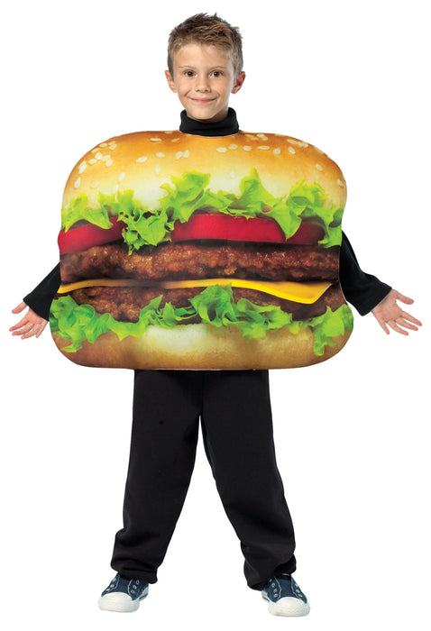 Kids' Fun Cheeseburger Tunic Costume
